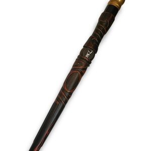 Great Wolf Lodge Dark Brown and Red MagiQuest Magic Wand with‎ Gold Topper 14"